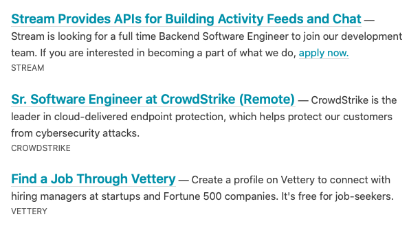 Job Listings